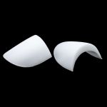 Плечевые накладки (подплечники) втачные твердые 140х210х25 мм, белый, 50 пар