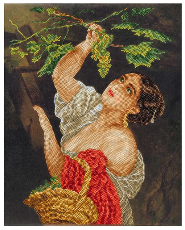 Алмазная (кристальная) мозаика Фрея GTG-ALPD-258, Итальянский полдень. Карл Брюллов, на подрамнике, 40х50 см