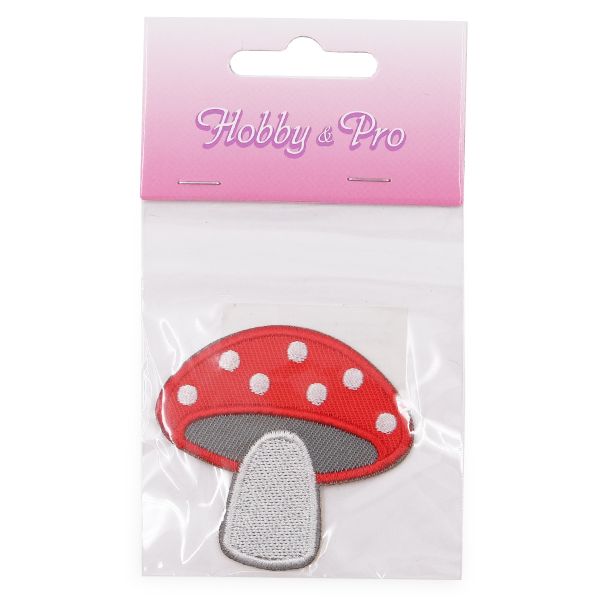 Термоаппликация Мухомор, 5.2х5.5см, Hobby&Pro