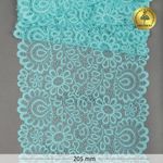 Кружево бельевое эластичное 205 мм / 3 м, TBY.YSTL00839, цв.L422 тиффани, Kruzhevo