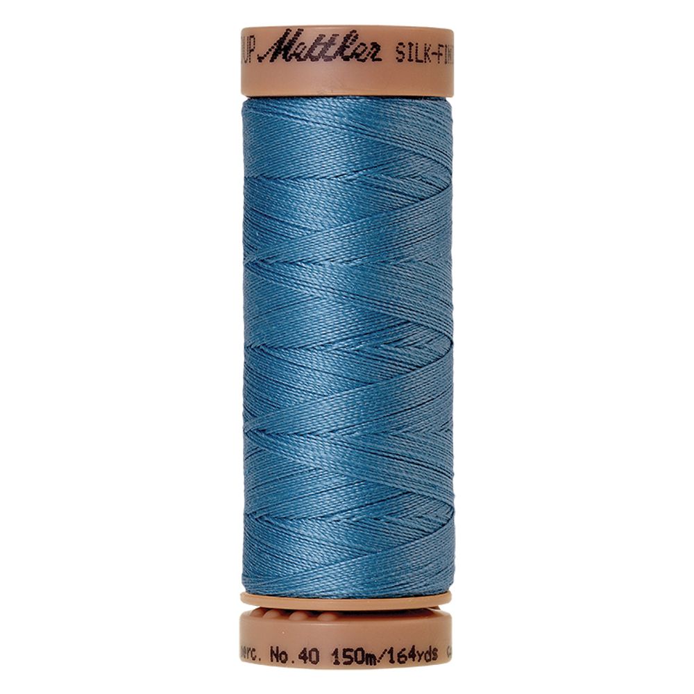 Нитки хлопковые отделочные Mettler Silk-Finish Cotton 40, 150 м, 0338, 5 катушек