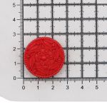 Пуговицы на ножке 28 мм (145 красный), 36 шт