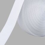 Резинка для подтяжек (помочная) 40.0 мм / 25 метров, 25.2 г/п.м., 501 белый, 6123-9344