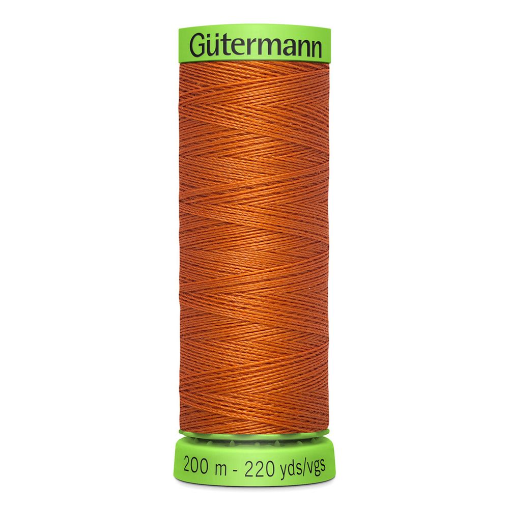 Нитки для тонких тканей Gutermann Extra Fine 150, 200м, 982 св.рыжий, 5 катушек