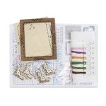 Набор для вышивания нитками МП Студия, на деревянной основе Миниатюра. Валериана 13х11см