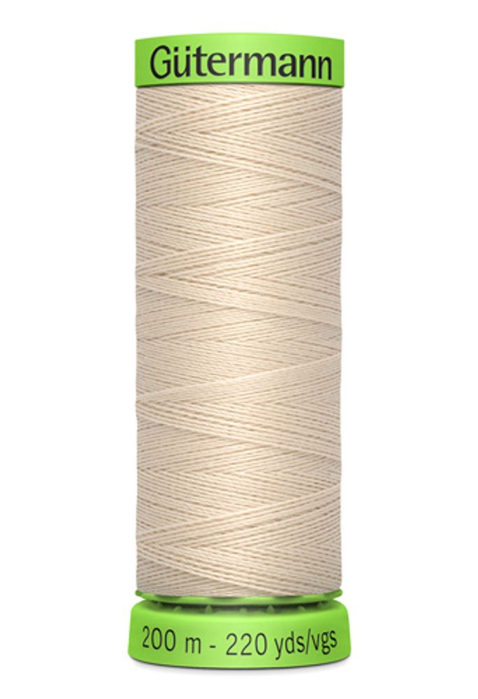 Нитки для тонких тканей Gutermann Extra Fine 150, 200м, 169 пломбир, 1 катушка, SHV