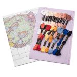 Набор для вышивания нитками Hobby&Pro, Малышка, 14х22 см