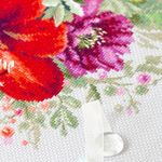 Набор для вышивания нитками Чудесная игла, Букет с амариллисом 36х27см