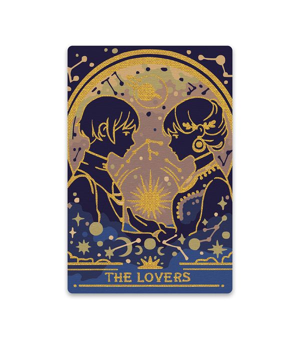 Картина по номерам Фрея PNBM-033, Таро. Влюбленные, (на магните) 10х15 см