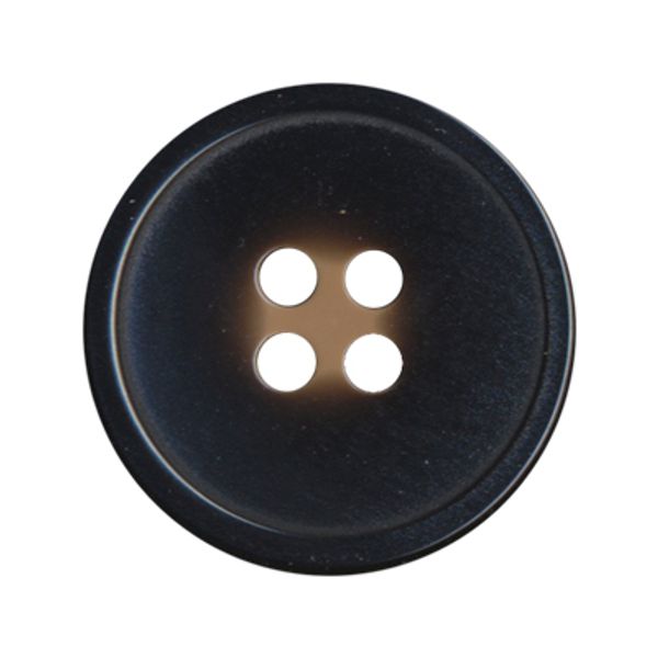 Пуговицы 4 прокола костюмные 20 мм, 12 шт, 008/188 черный/бежевый, Gamma DX 0029