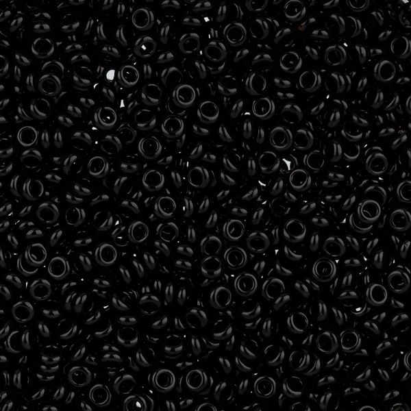 Бисер Toho 11/0 Demi 1 (2.2 мм), 500 г, 0049 черный