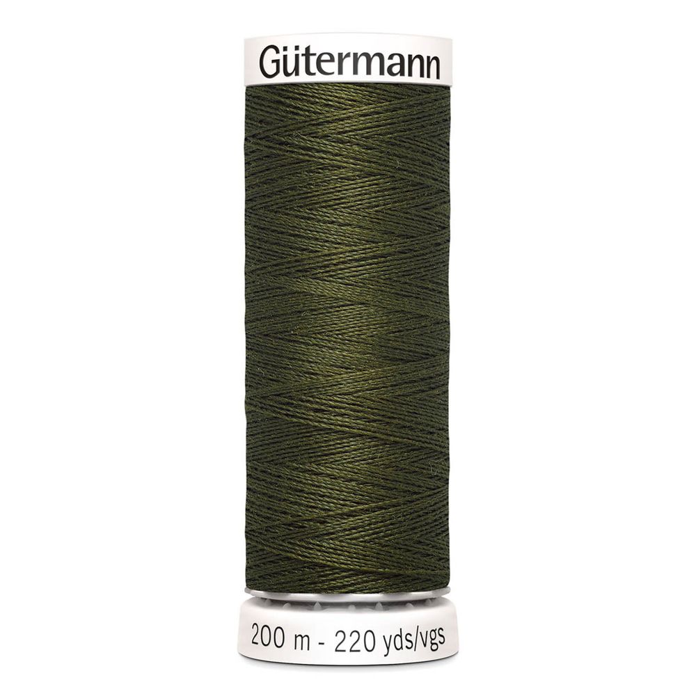 Нитки универсальные Gutermann Sew-all, 200м, 399 серо-оливковый хаки, 1 катушка