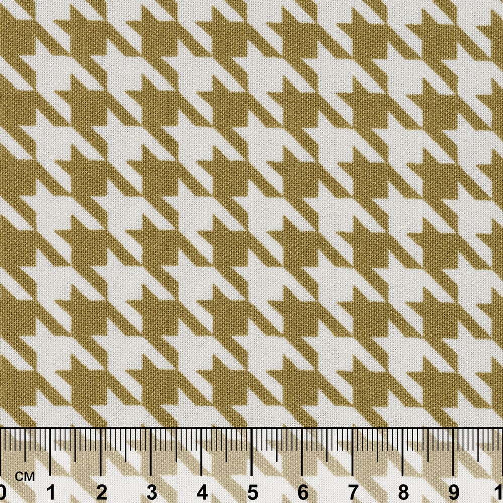 Ткань для пэчворка Peppy Бабушкин сундучок, рулон 112 см / 5 метров, БС-01 гусиная лапка бл.зеленый, Peppy