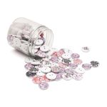 Украшения декоративные пуговицы деревянные Цветочки-лепесточки №11, 18 мм, 100 шт