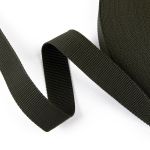 Стропа (ременная лента) 25 мм / 50 метров, толщ. 1.08 мм, [10 г/пог.м], 100% п/п, 327 хаки, Gamma G-25 ЦВ