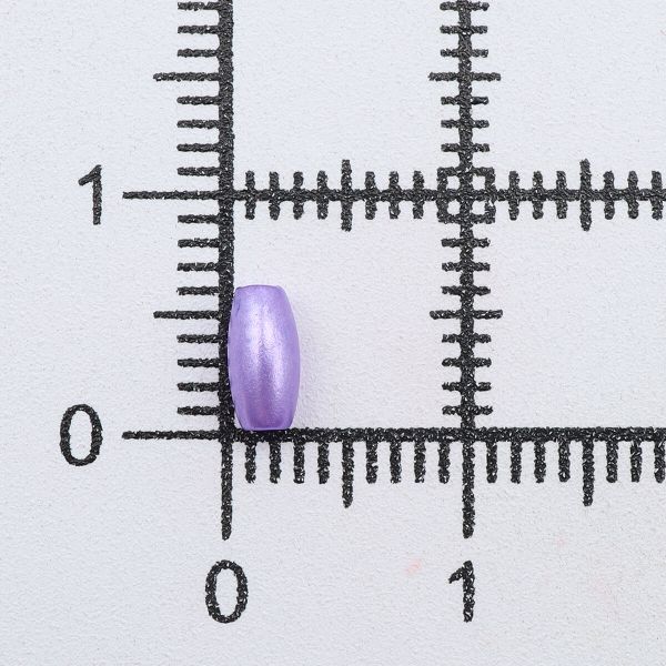 Бусины пластик (жемчуг) 3х6 мм, 15 г, Astra&Craft (фиолетовый), 4AR293/294