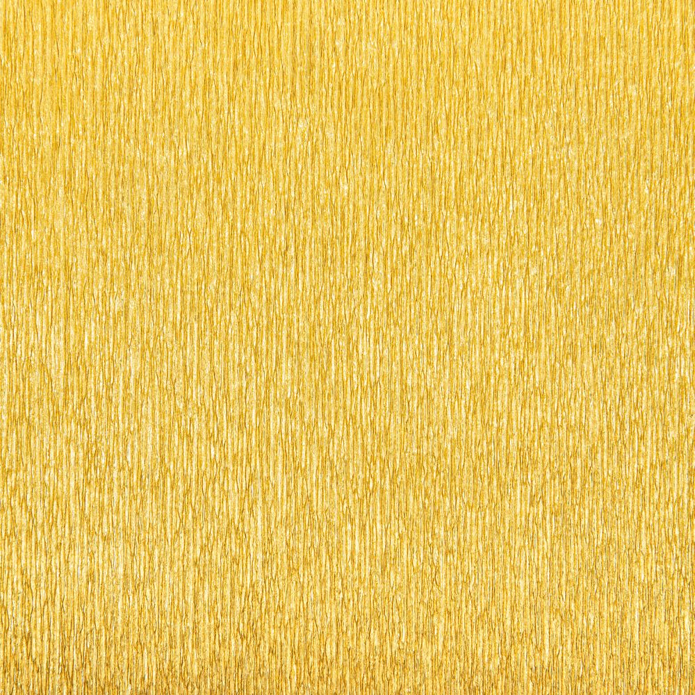 Бумага гофрированная (креповая) 180 г/м², 50 см / 2.5 метра, 801 золото, Blumentag GOF-180/M