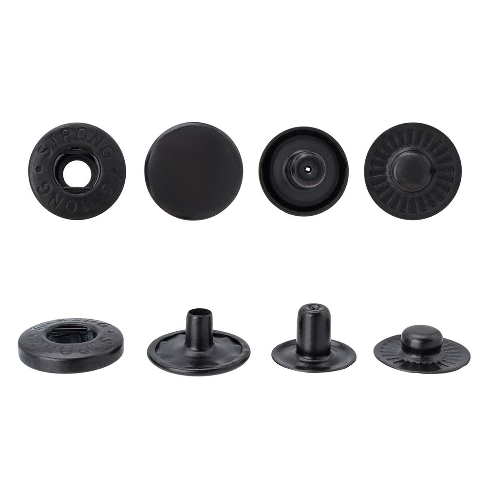 Кнопка Альфа (S-образная) ⌀15.0 мм СТАЛЬ, оксид, ≈720 шт