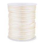 Шнур атласный корсетный ⌀2.0 мм / 45.7 метров, 3 молочный