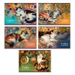 Альбом для рисования 100 г/м², A4 29.5х20.2 см, 48 л. на скобе 5 шт, 01721 КотоГалерея, Светоч А259