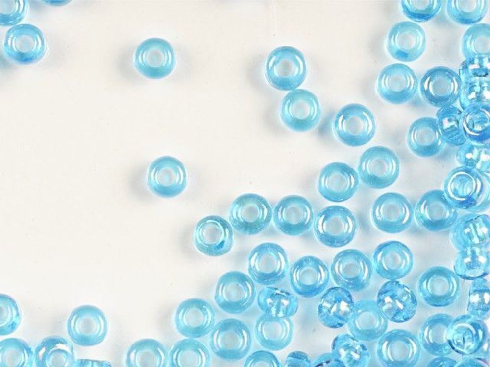 Бисер Preciosa прозрачный радужный 10/0 (2.3 мм), 1х50г, цв. 61030