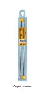 Спицы прямые металл ⌀4.0 мм, 20 см, никель, Gamma MK-20P