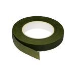 Флористическая лента 12 мм, 12 шт, 27.4 м, 07 т. оливковый, Blumentag FLTN