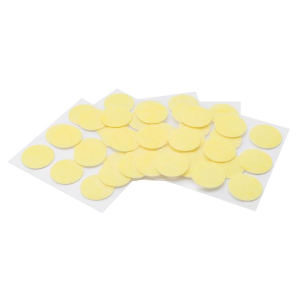 Пластины двусторонние самоклеящиеся, форма круг ⌀2.2см, 5 листов по 9 шт., 2AR23547