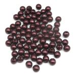 Бусины пластик (жемчуг) ⌀10 мм, 25 г, Astra&Craft, B33 коричневый
