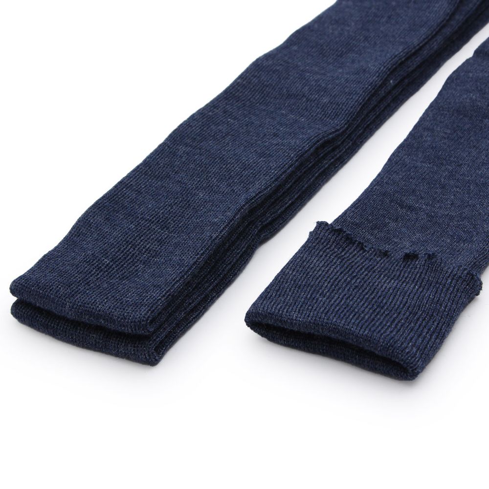 Манжеты трикотажные рукава 7.0 см / 3 метра, полушерсть тонкие 14кл. 1х1, 126/м джинсовый