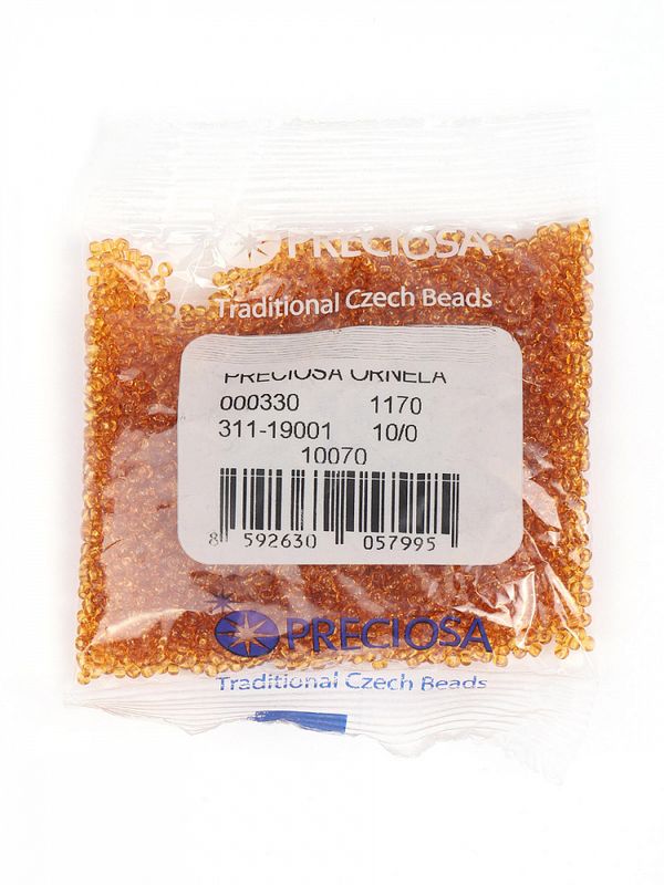 Бисер Preciosa 10/0 (2.3 мм), 50 г, NT цв. 10070/311-19001