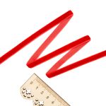 Лента бархатная (тесьма) 06.0 мм / 32.9±2 метров, 0081-0701 (8539 красный)