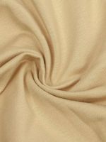 Футер 2х нитка петля Поликоттон стрейч 220г Twill French Terry цв.S892 бежевый в нарезке 1м