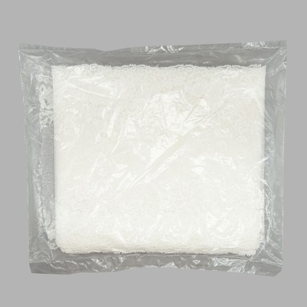 Кружево бельевое эластичное 215 мм / 10 м, белый