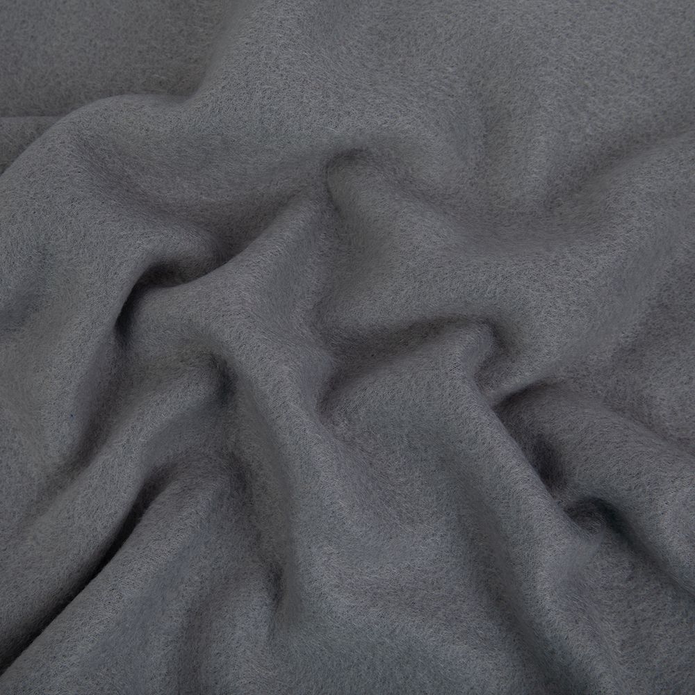 Флис 2-сторонний 160 см / 10 метров, серый/grey, Gamma FG-005