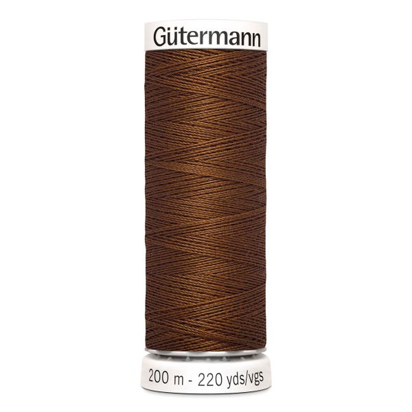 Нитки универсальные Gutermann Sew-all, 200м, 450 каштаново-коричневый, 5 катушек
