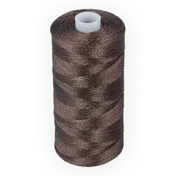 Нитки обувные капрон 3К, 200 м, 5 шт, 04 коричневый
