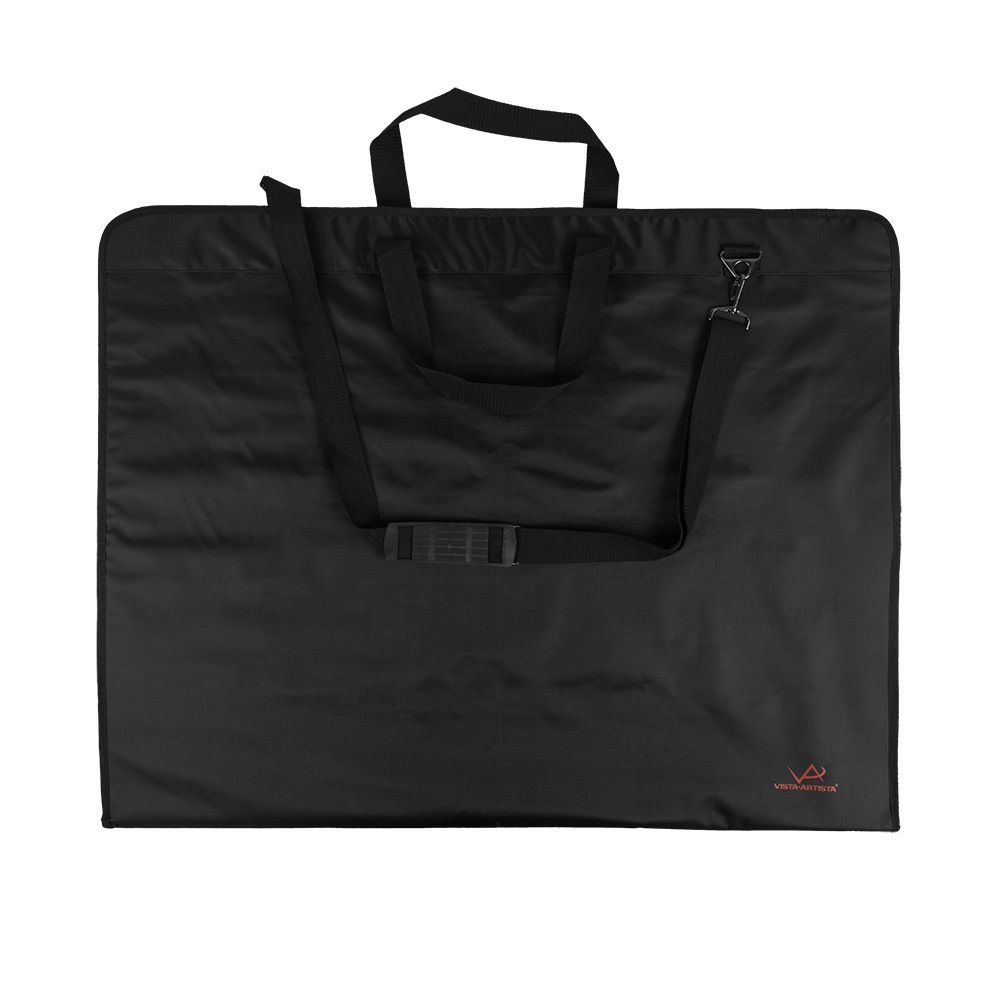 Папка на молнии А1 90х70х6 см, 100% нейлон, широкая/ черный SGH-01, Vista-Artista