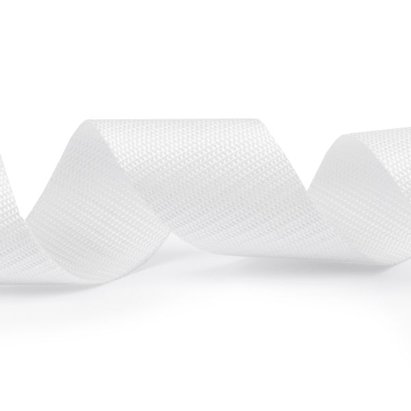 Стропа (ременная лента) 50 мм / 5х2.5 метра, 3731, белый, 3731