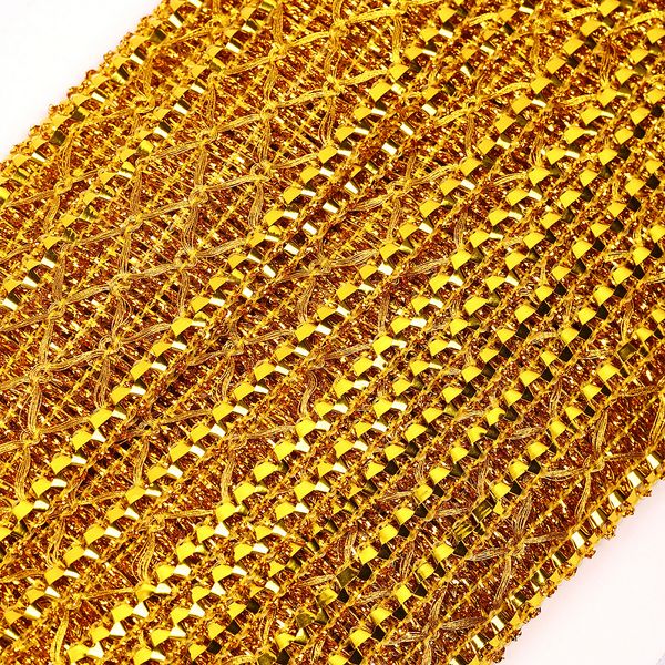 Тесьма отделочная 30 мм / 13.71 метров, TBY 910 цв.золото