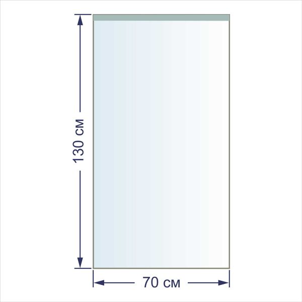 Пакет упаковочный 30 мкр. 70х130 см, 100 шт, п/эт, Gamma