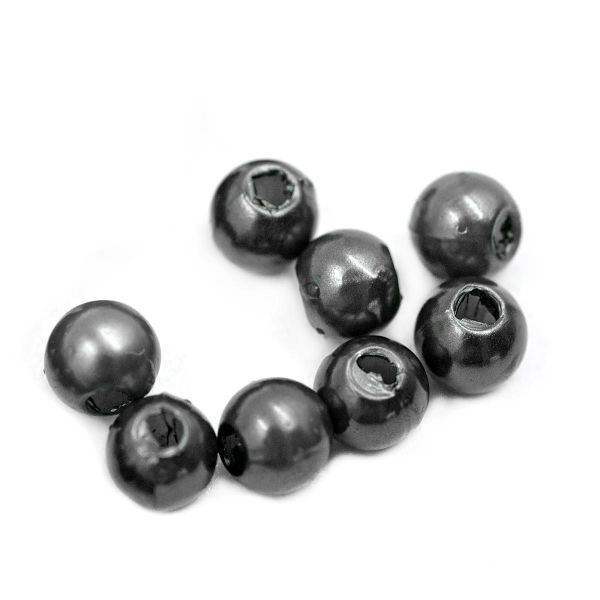 Бусины пластик (жемчуг) ⌀4 мм, 25 г, Astra&Craft, 046 NL черный