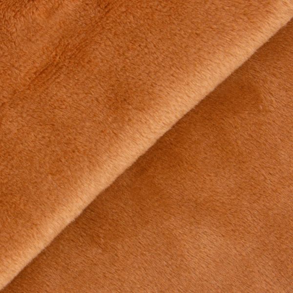Плюш (ткань) Peppy 01 PEV 273 г/м², 48х48 см, 42 терракотовый