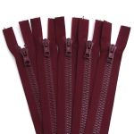 Молния трактор Arta Т6 (6 мм) 2 зам., разъем., 75 см, цв. 033 т.бордовый, уп.5 шт