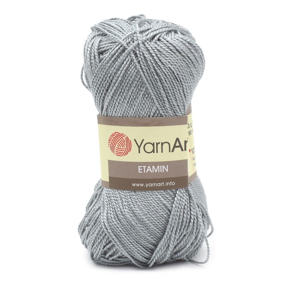 Пряжа YarnArt (ЯрнАрт) Etamin / уп.10 мот. по 30 г, 180м, 449 серый /TOS/