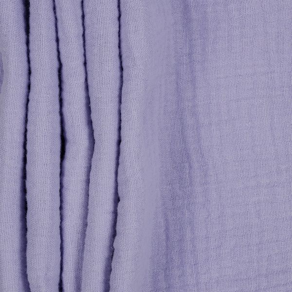 Муслин 125 г/м², 130 см / 2 метра, TBY.Mus.24723.20.2, цв.20 лаванда