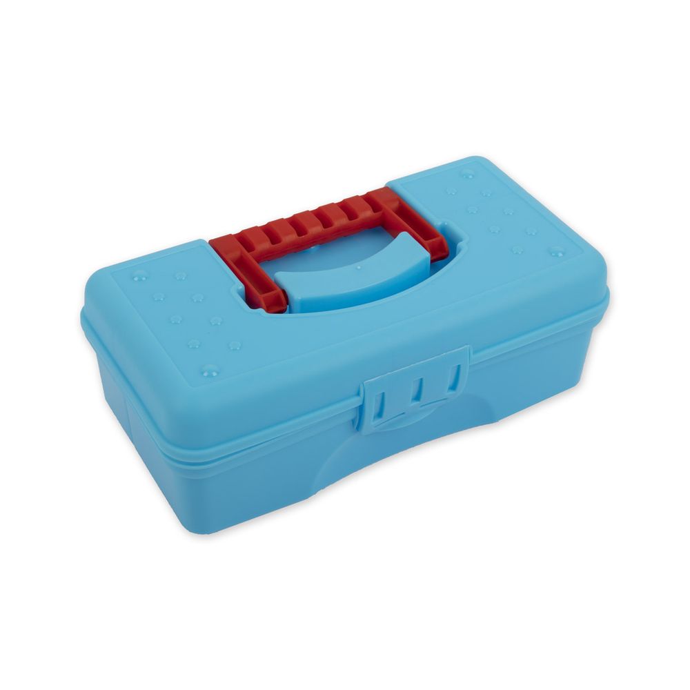 Органайзер для швейных принадлежностей 23.5x12.5x8 см, пластик, голубой, Gamma OM-015
