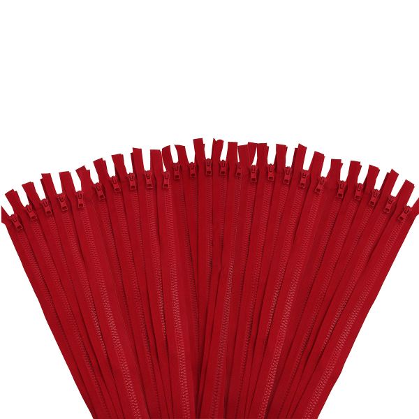 Молния трактор Arta Т6 (6 мм) 2 зам., разъем., 75 см, ОПТ. УП. 25 ШТ., 008 красный