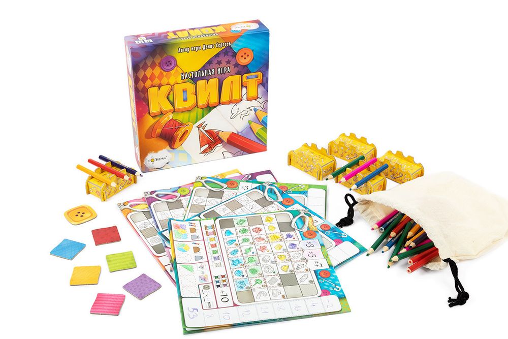 Игра настольная Квилт, Эврикус BG-12053