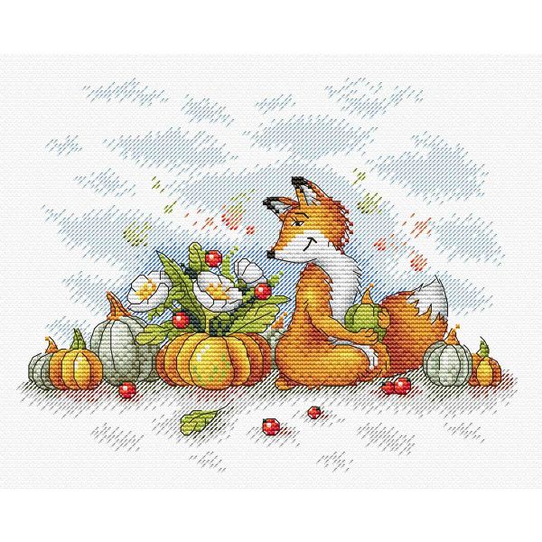 Набор для вышивания нитками МП Студия, Моменты радости 18х22см